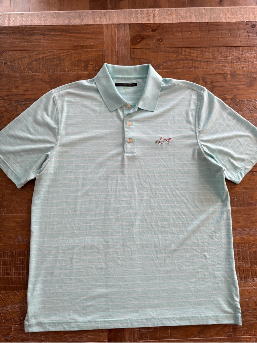 Men's Greg Norman Short-Sleeve Golf Polo Shirt - Large